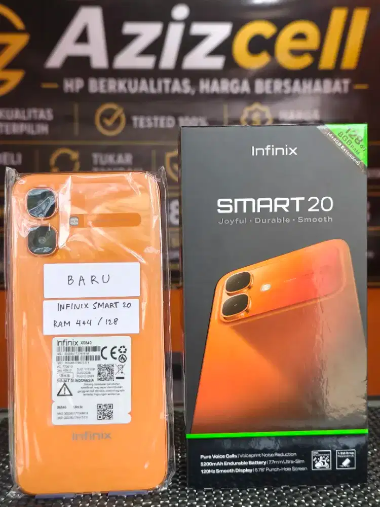 BARU INFINIX SMART 20 RAM 4+4/128