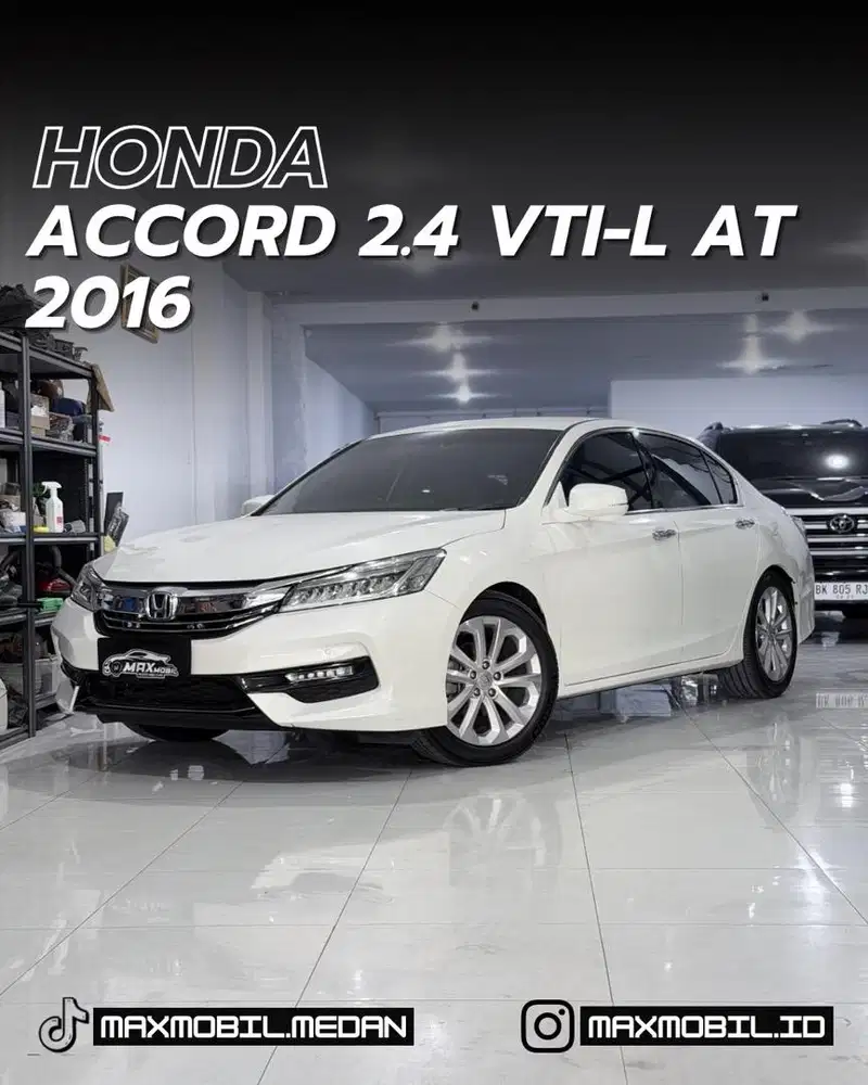 [ODO 10RBAN‼️] HONDA ACCORD 2.4 VTIL AT 2016 pemakaian 2017