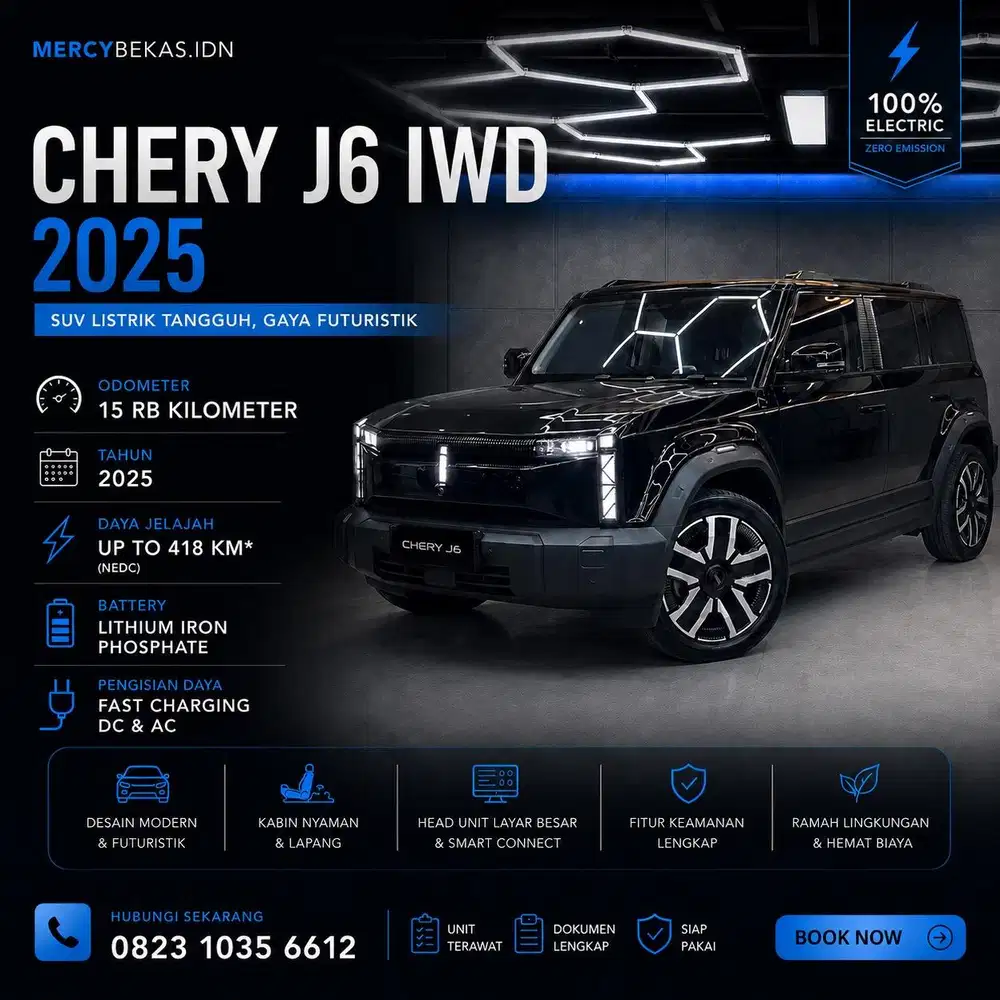 KM 15 rb CHERY J6 IWD 2025