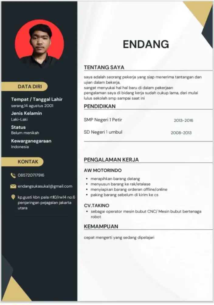 Sedang Mencari kerja