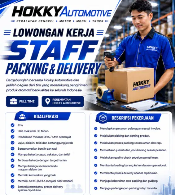 LOWONGAN KERJA DELIVERY SERABUTAN
