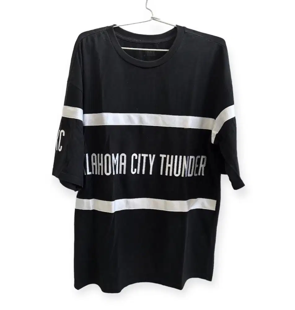 kaos oversize hitam nba oklahoma city thunder xl