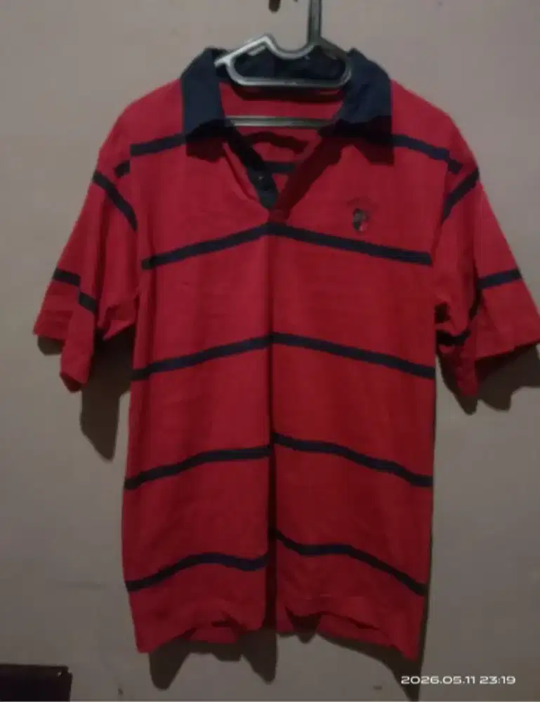 HAMMER Polo shirt red navy