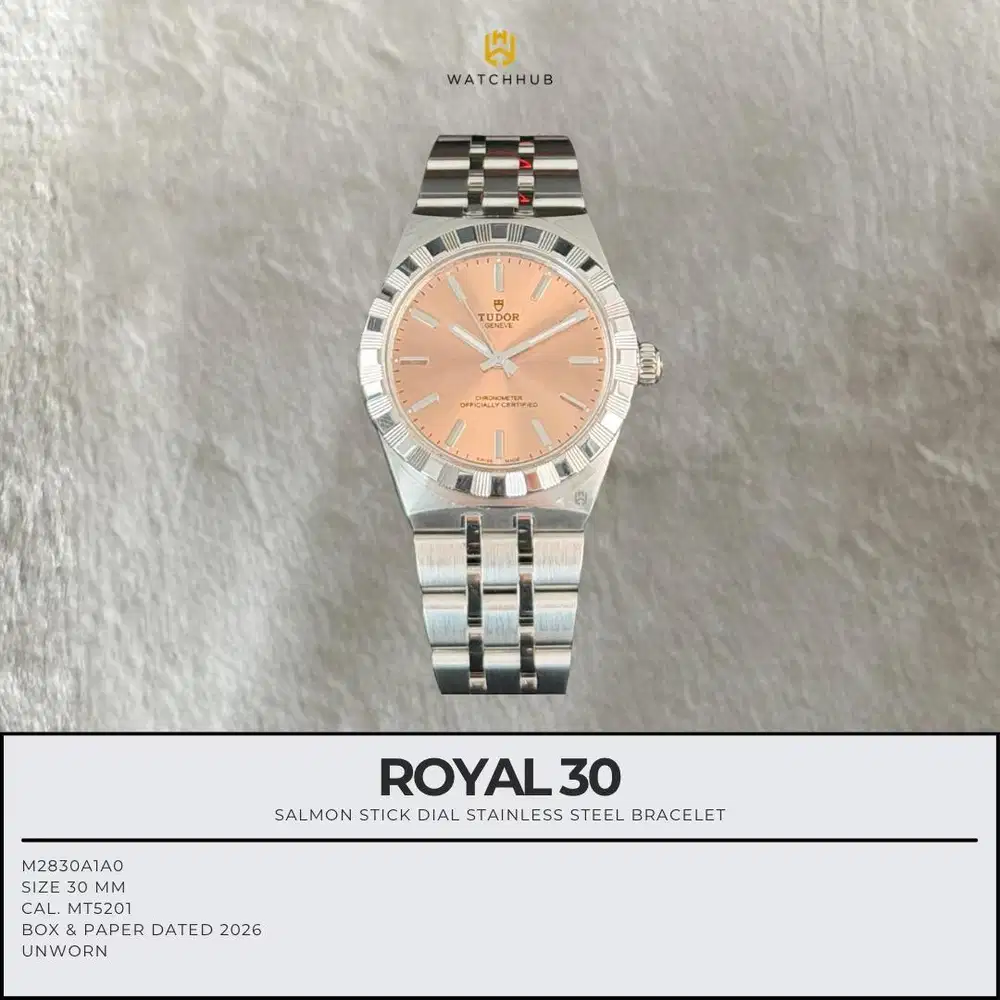 Tudor Royal 30 Salmon M2830A1A0