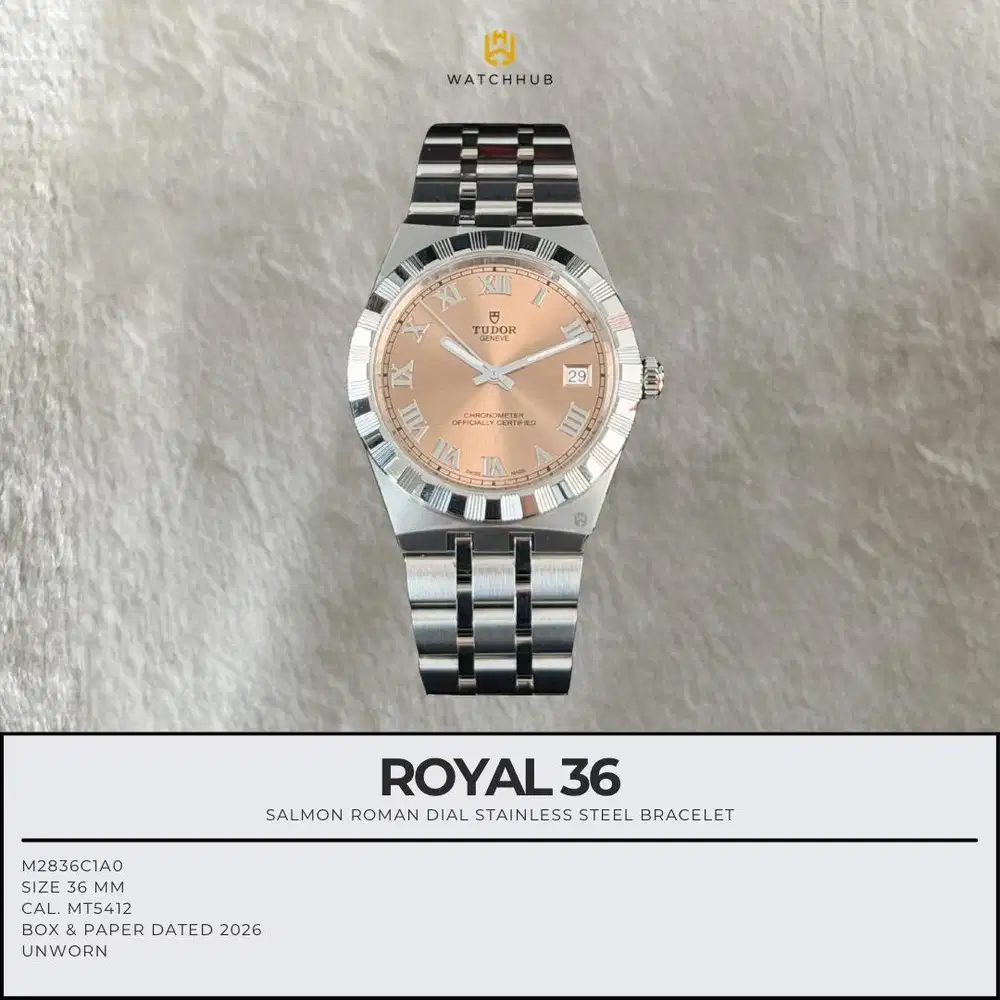 Tudor Royal 36 Salmon M2836C1A0