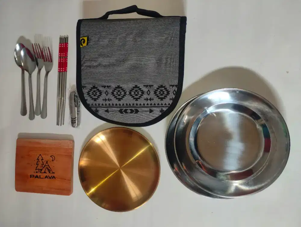 Alat Makan Camping Set 2 orang