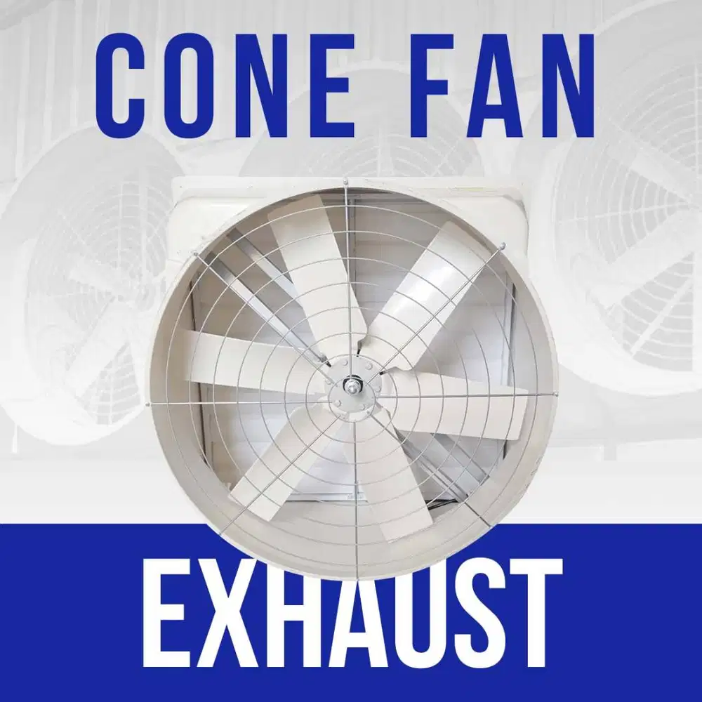 Exhaust Cone Fan Ukuran 50 Inch 380V