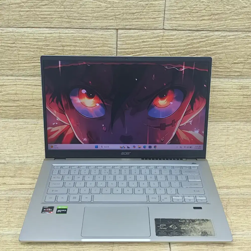 Acer Swift X Sfx14-41g AMD Ryzen 5 5500U Ram 8gb Ssd 512gb GTX 1650