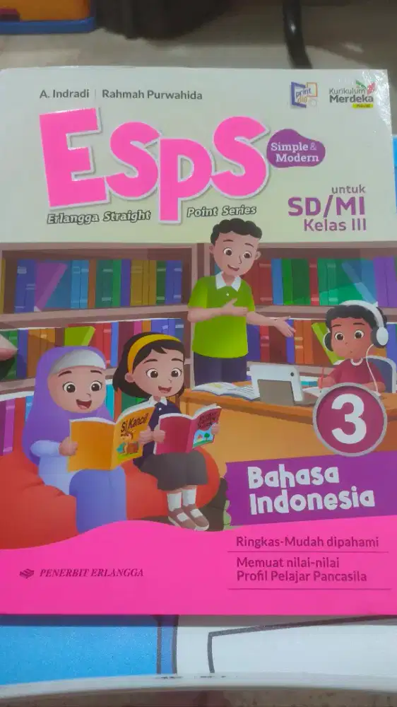 Buku Baru Erlangga ESPS Revisi Kurmer kelas 3