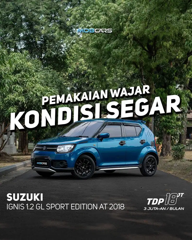 FREE E-TOLL 1JT IGNIS 1.2 GL SPORT EDITION AT MATIC 2019 BIRU METALIK