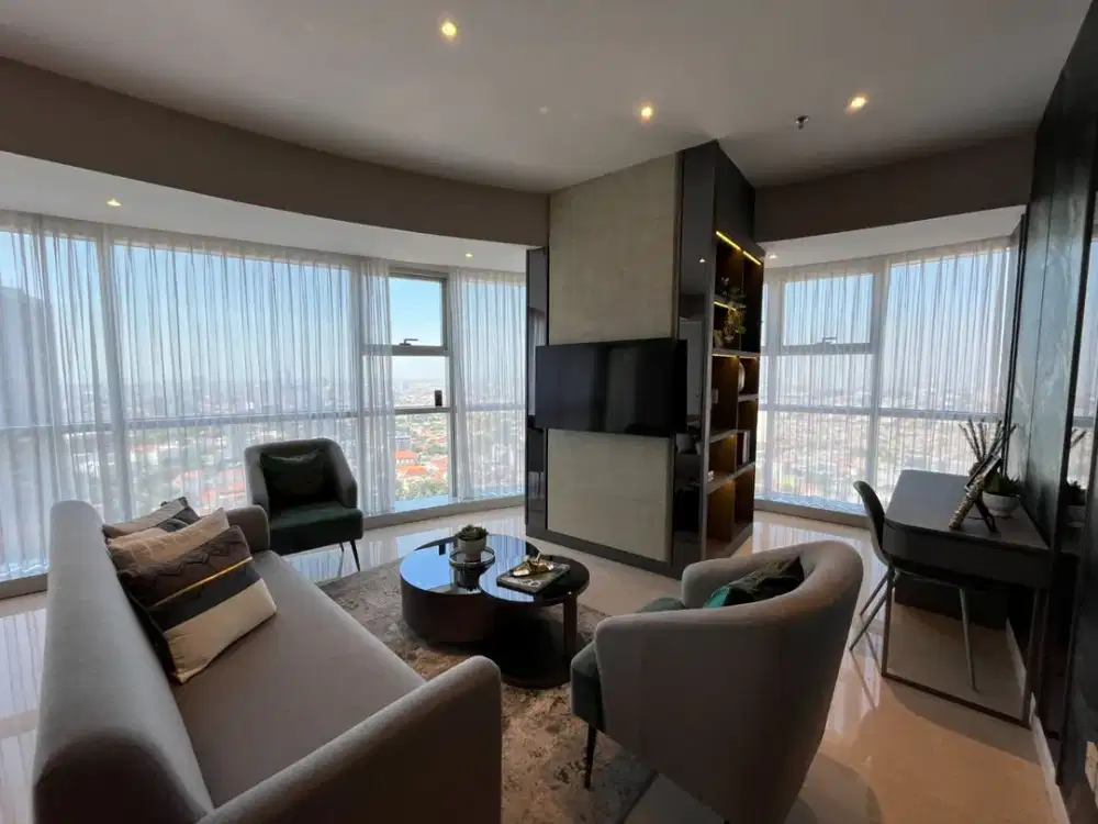 Apartemen One Icon Residence 3BR Full Furnish Strategis Pusat Kota Surabaya