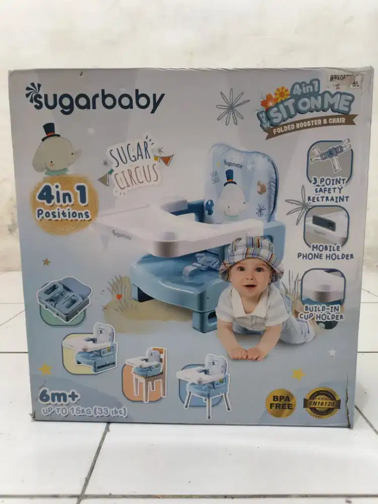 Sugar Baby Sugar Skate Sit On Me Folded Booster & Chair 4 in 1