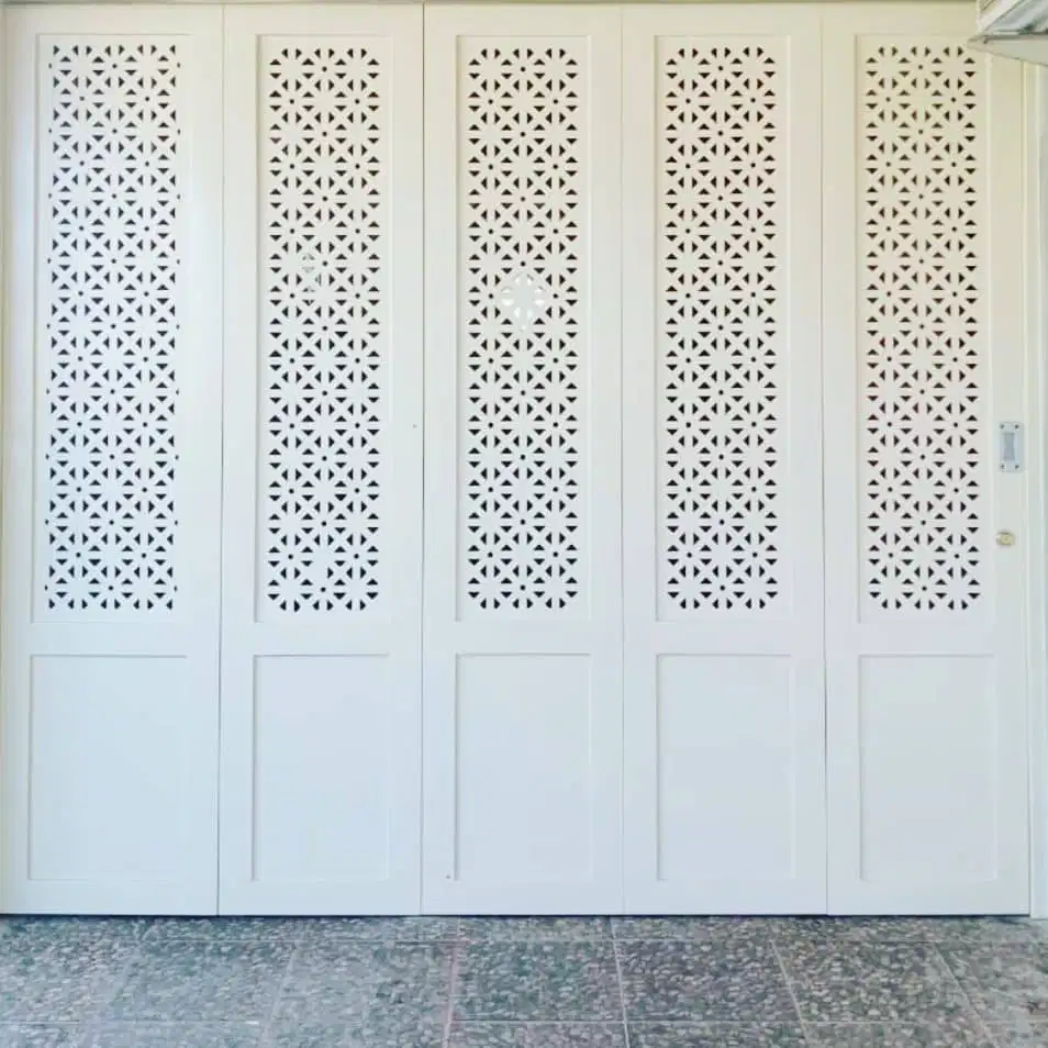 pintu garasi sliding laser cutting