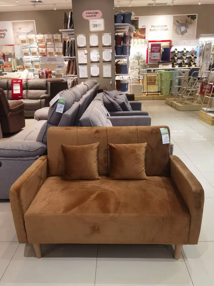SOFA MINIMALIS 2 SEATER