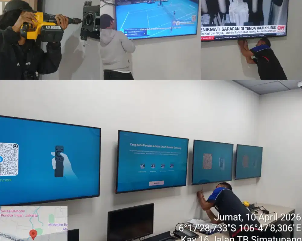 Braket +pasang atau jasa pasang terima rapih breket bracket led tv