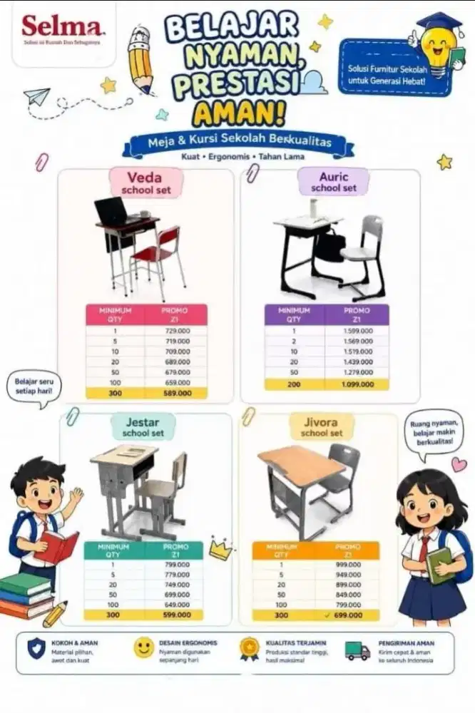 Kursi Sekolah Murah