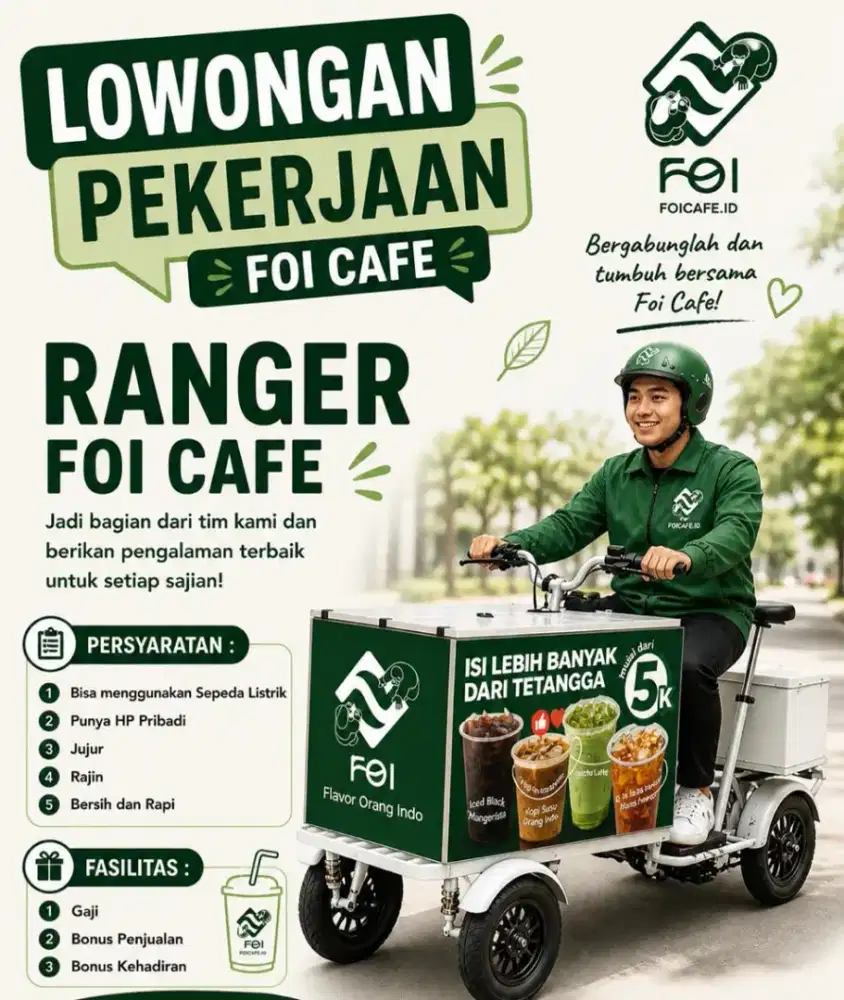 LOWONGAN KERJA FOI CAFE