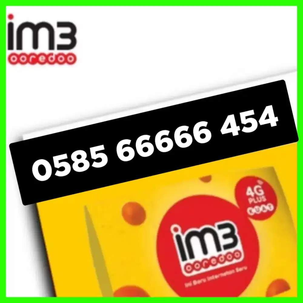 Nomor cantik Indosat Im3 super