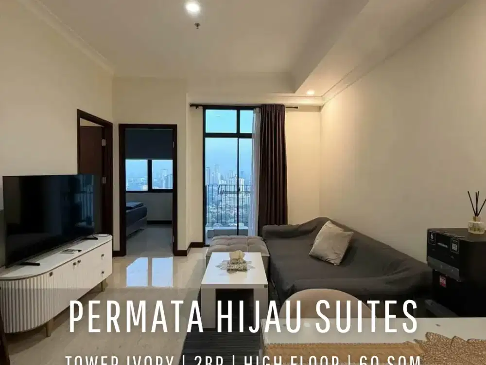 For Rent! Permata Hijau Suites Jakarta Selatan 2BR Fully Furnished High Floor