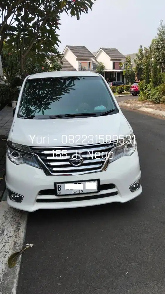 Nissan Serena HWS 2.0 Matic Putih Tahun 2015 Bensin