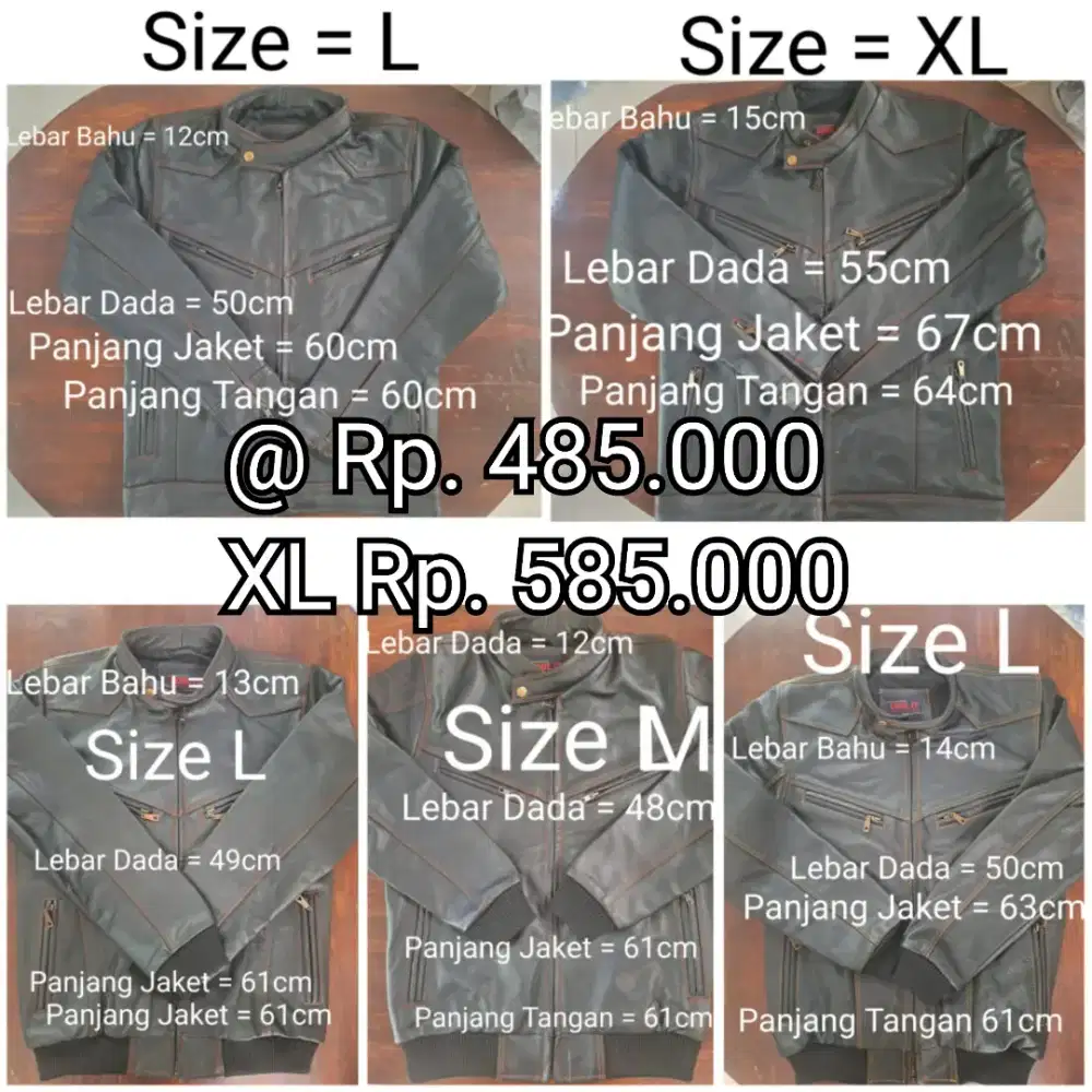 Jaket Kulit Warna Hitam|Jaket Kulit Bomber|Jaket Kulit Ziper/Sleting