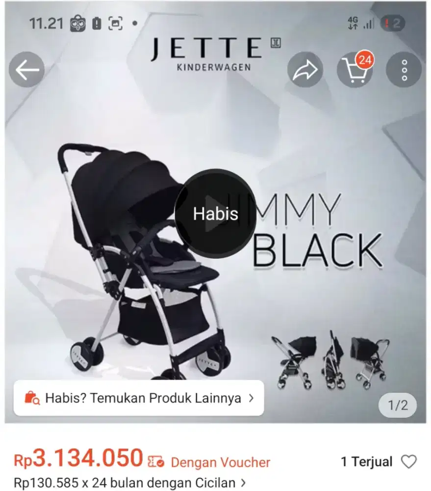 Stroler Jette masih b a gus