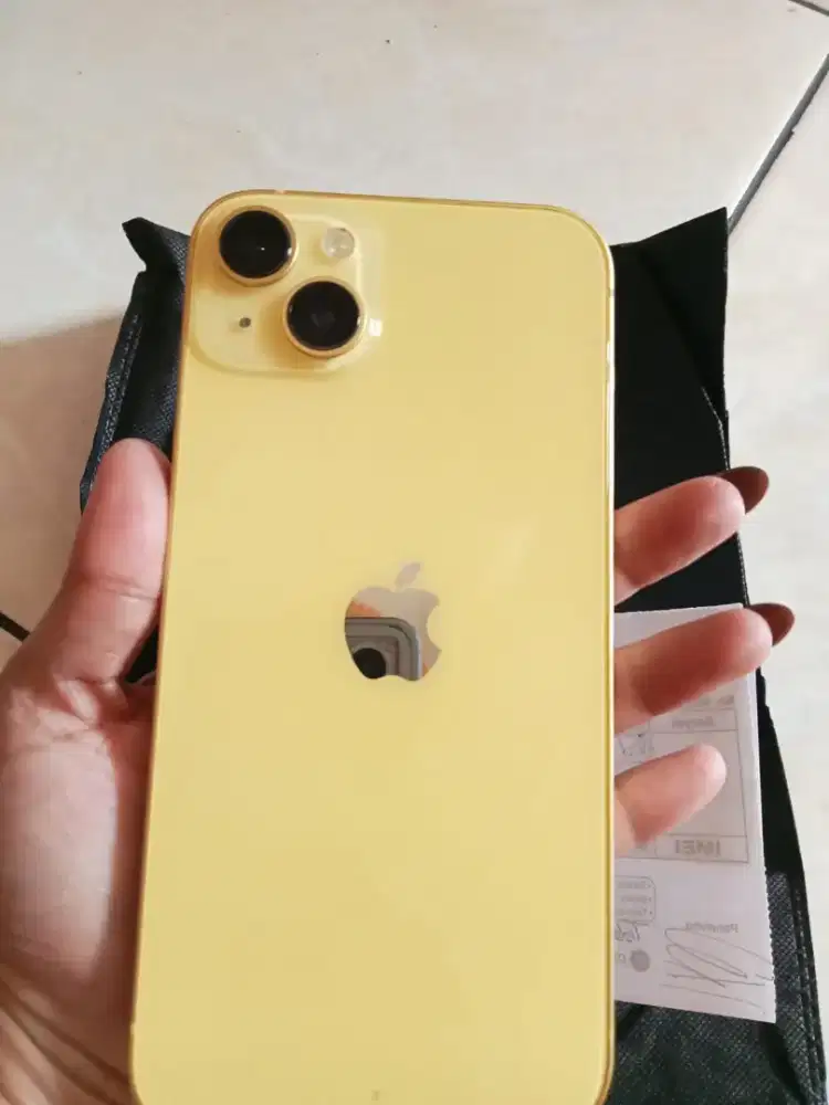 Iphone 14 plus 128GB (inter) warna kuning/yellow