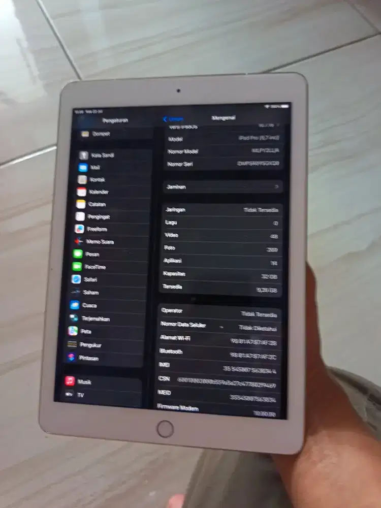 ipad pro 9,7 in 2016 32 gb
