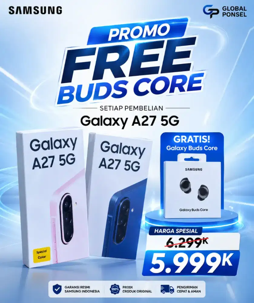 SAMSUNG A27 5G NEW ORI FREE BUDS CORE