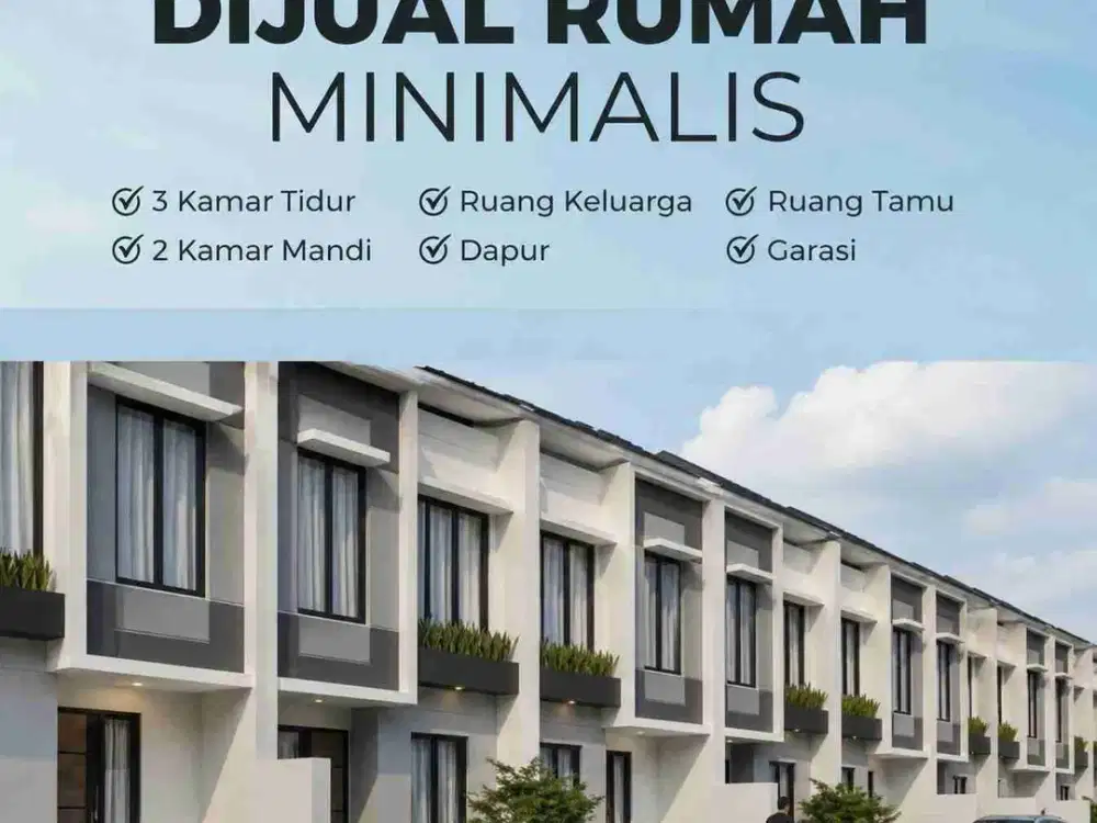 Jual Rumah Baru Cluster di Jatibening cikunir Kota Bekasi Murah