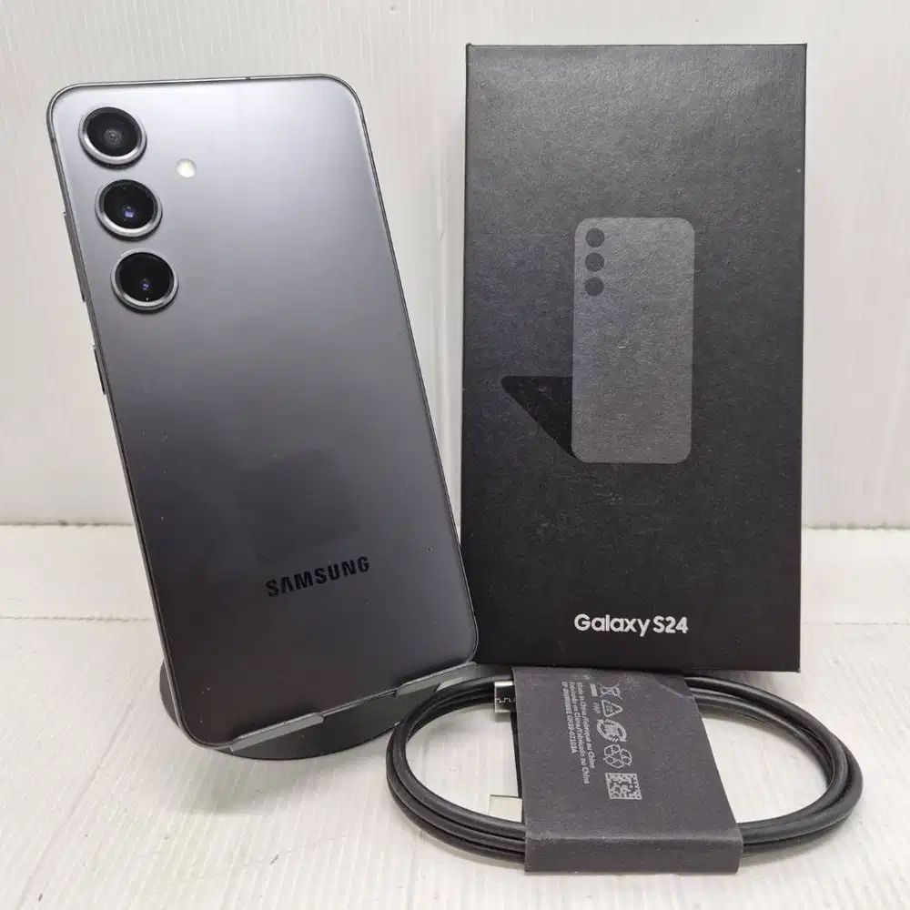 NO MINUS SAMSUNG GALAXY S24 5G 8/512 ONYX BLACK FULLSET  EX SEIN NO MI