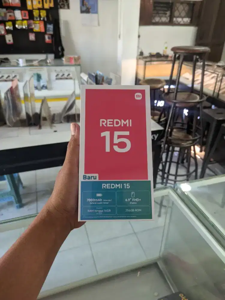 Berminat silahkan WA Redmi 15 NFC 8+8/256 Garansi resmi 15bln