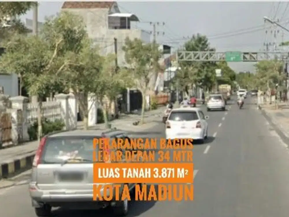 (AB) Tanah+Bangunan Lama LD 34 mtr, Jl. Setiabudi KOTA MADIUN, Keren