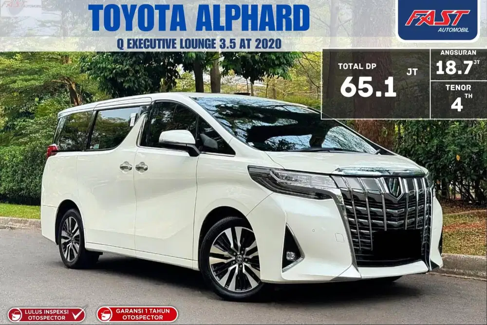 LOW KM GARANSI 1TH PAJAK PJG TOYOTA ALPHARD Q EXECUITVE PREM 2020