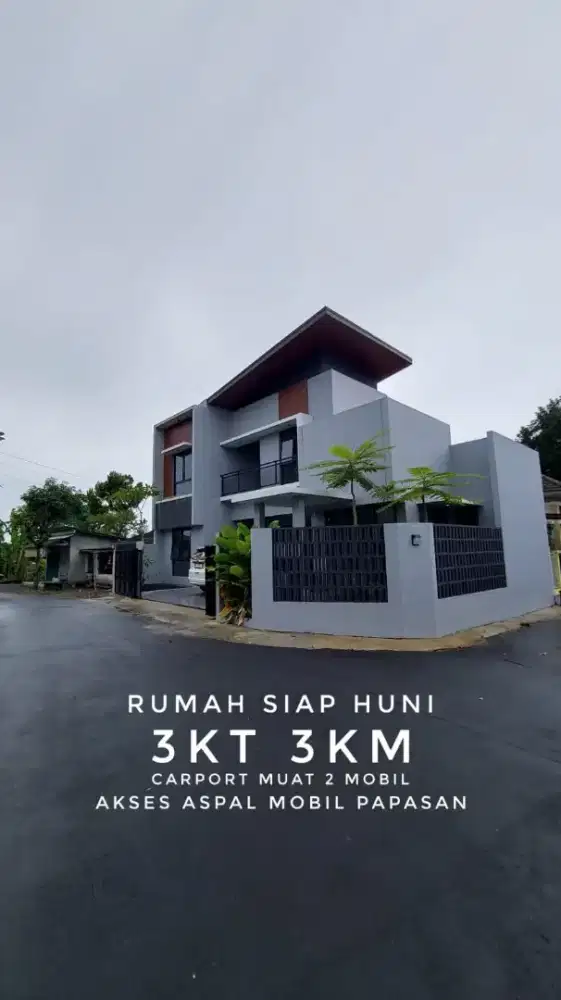 Dijual Rumah Baru Posisi Hook dan Lokasi Strategis