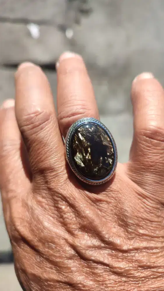 Batu Seraphinite/bulu macan rusia/sayap malaikat bukan bacan,pirus