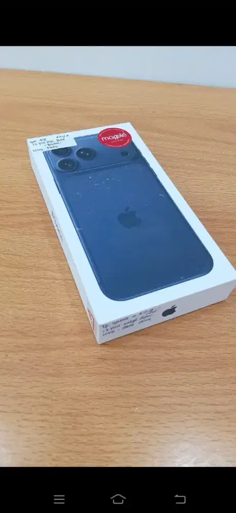 Iph.418 || IP.31108 iPhone 17 ProMax 256Gb Blue New Garansi Resmi
