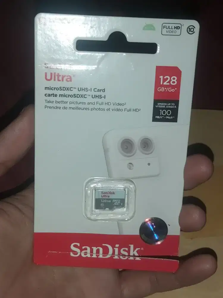 Sandisk 128GB class10 upto 100mbps (Original)