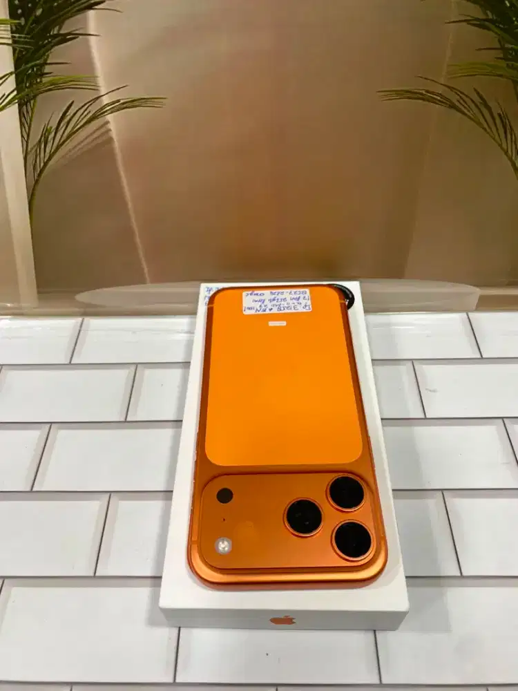 Ip.31258 || Iphone 17 Promax 256Gb Orange (Resmi, Garansi sd Mei 2027)