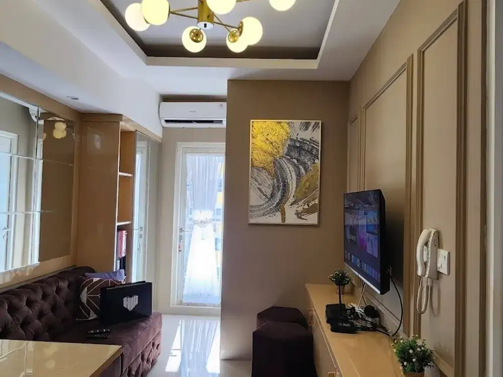 DISEWAKAN APARTEMEN SPRINGLAKE SUMMARECON BEKASI – 2 BEDROOM FULLY FURNISHED