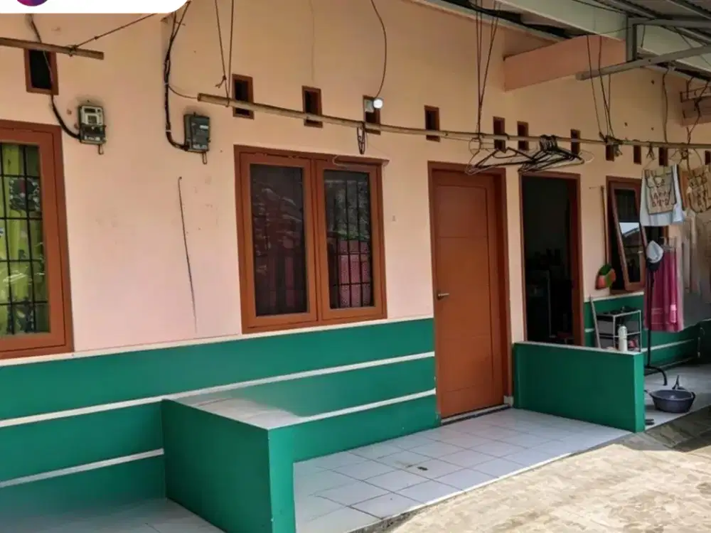 Dijual 6 pintu kontrakan aktif + 1 kios di Buaran Lengkong Serpong Utara Tangsel