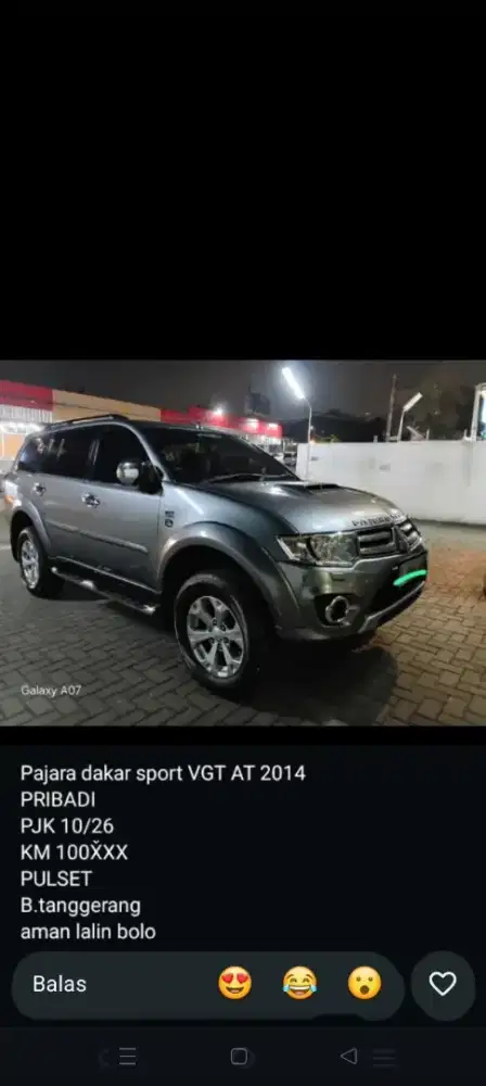 Mitsubishi Pajero Dakar 4x2 dieselAT