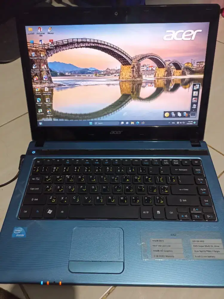 Laptop Acer 4352 ram 6gb Normal