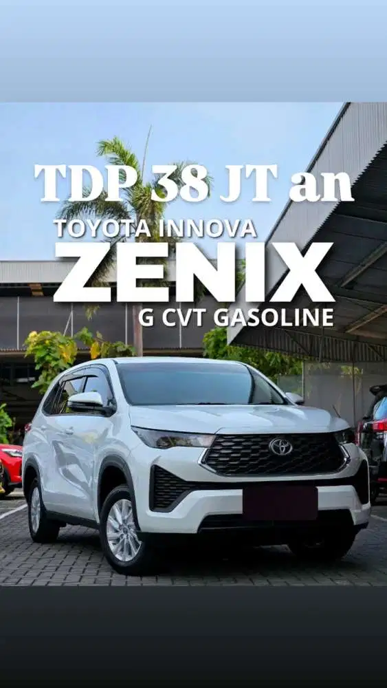 Toyota zenix G CVT Bensin TDP 38 jt