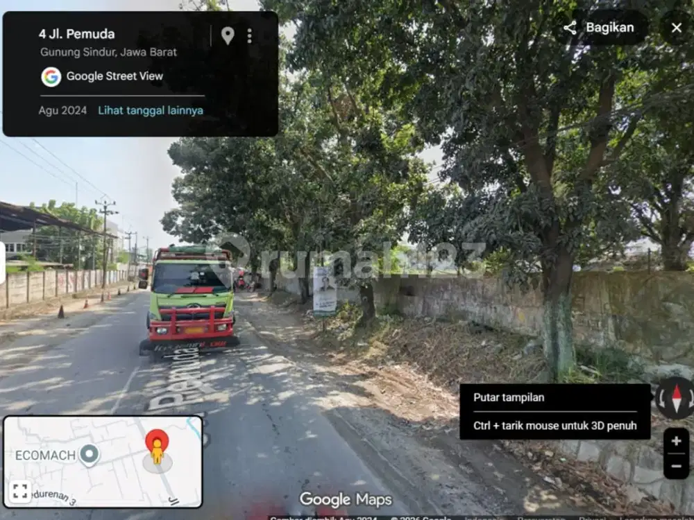 Dijual Kavling di Gunung Sindur - Bogor Luas Tanah 3.2 Hektar