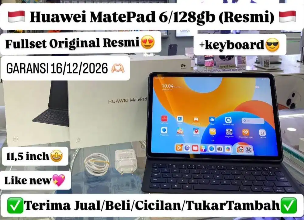 Huawei MatePad 11.5 6/128 Gb Space Grey plus keyboard Resmi