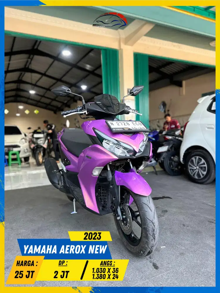 YAMAHA AEROX NEW 2023 BEKAS WOOKEE MASZEH HIKMAH MOTOR KEPUH MALANG