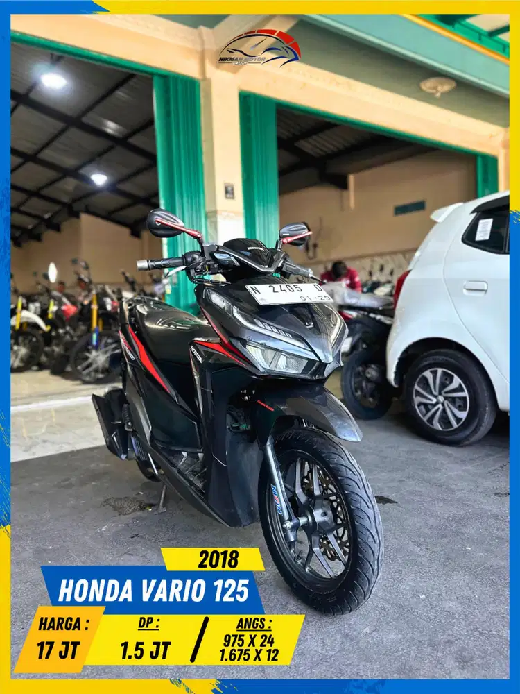 HONDA VARIO 125 2018 BEKAS RASA BARU BOSSKU HIKMAH MOTOR KEPUH MALANG
