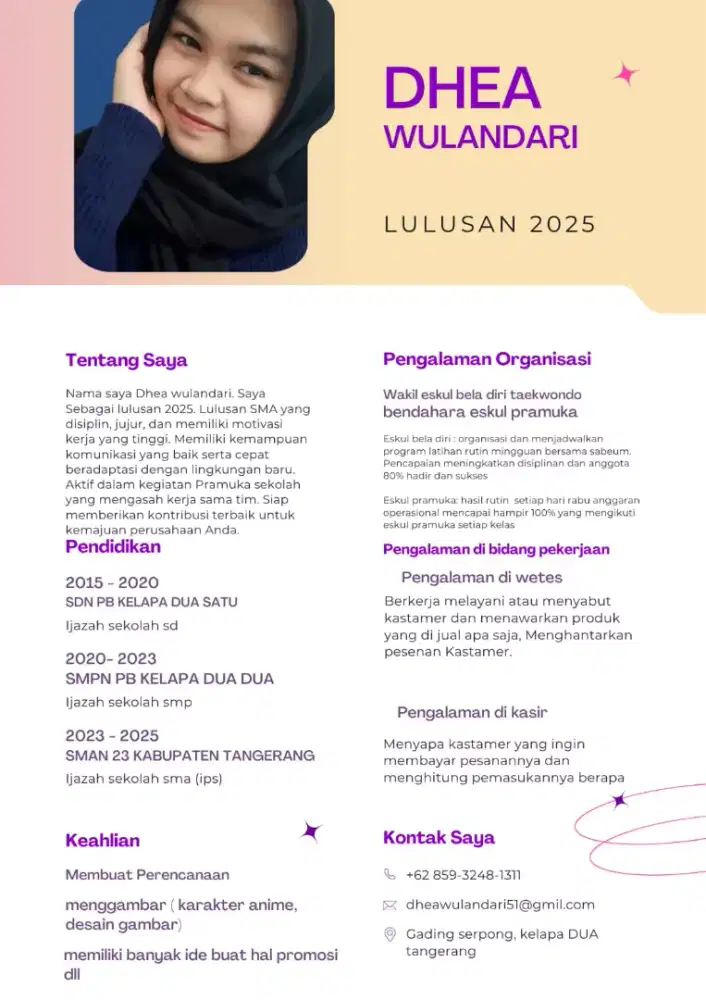 Cari lowongan kerja part time dari jam 4 sampe malam