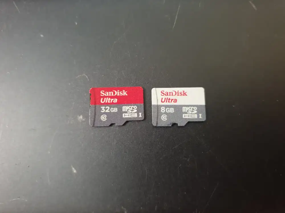 Dijual sepaket sandisk ultra micro sd 8gb dan 32gb